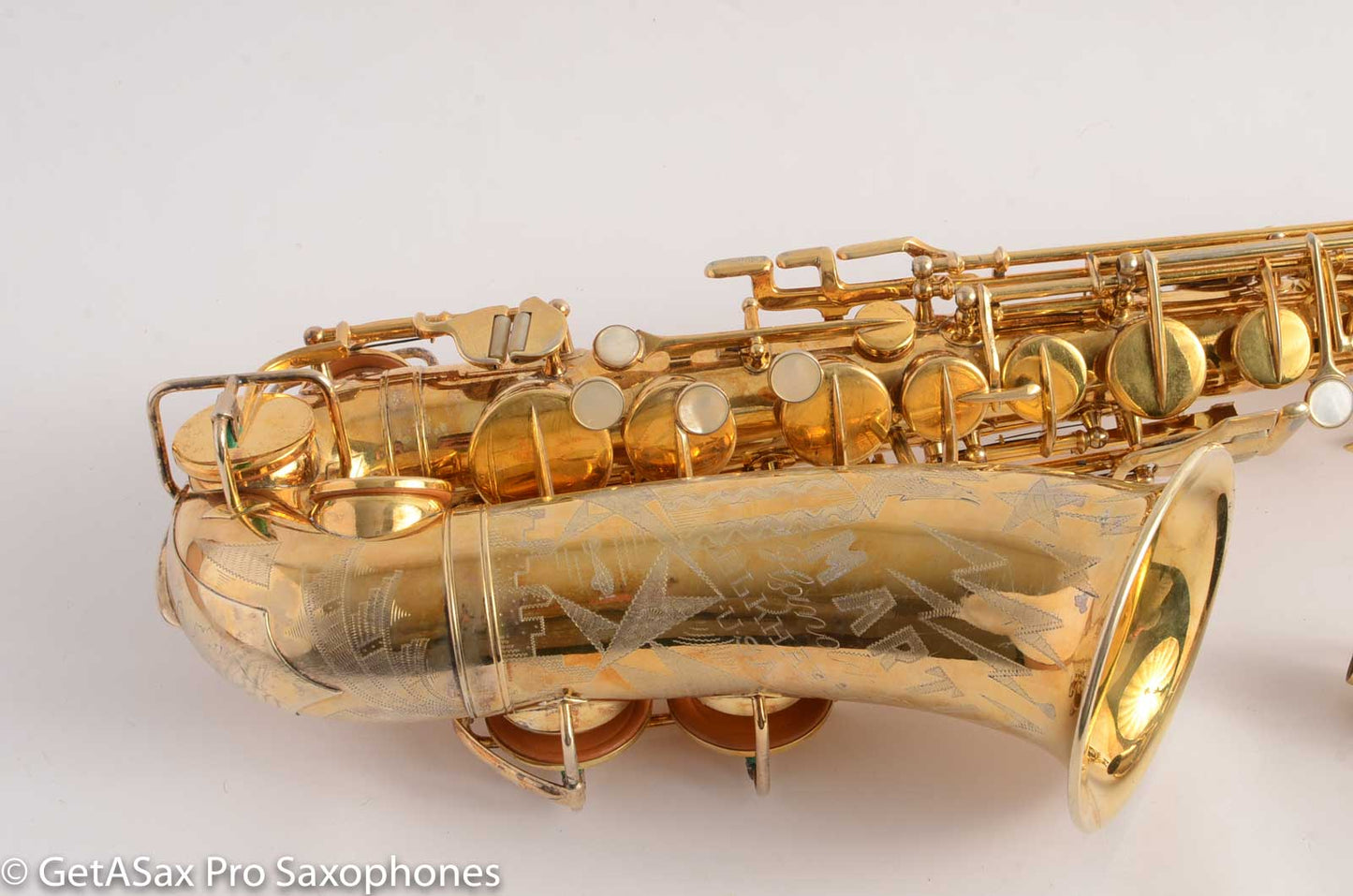 Martin Handcraft Alto Saxophone 125113 Burnished Gold Special Engraving!