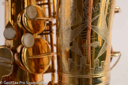 Martin Handcraft Alto Saxophone 125113 Burnished Gold Special Engraving!