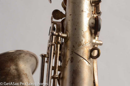 Martin Handcraft Alto Saxophone Original Silver Plate Very Good Condition 80194