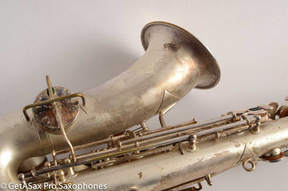 Martin Handcraft Alto Saxophone Original Silver Plate Very Good Condition 80194