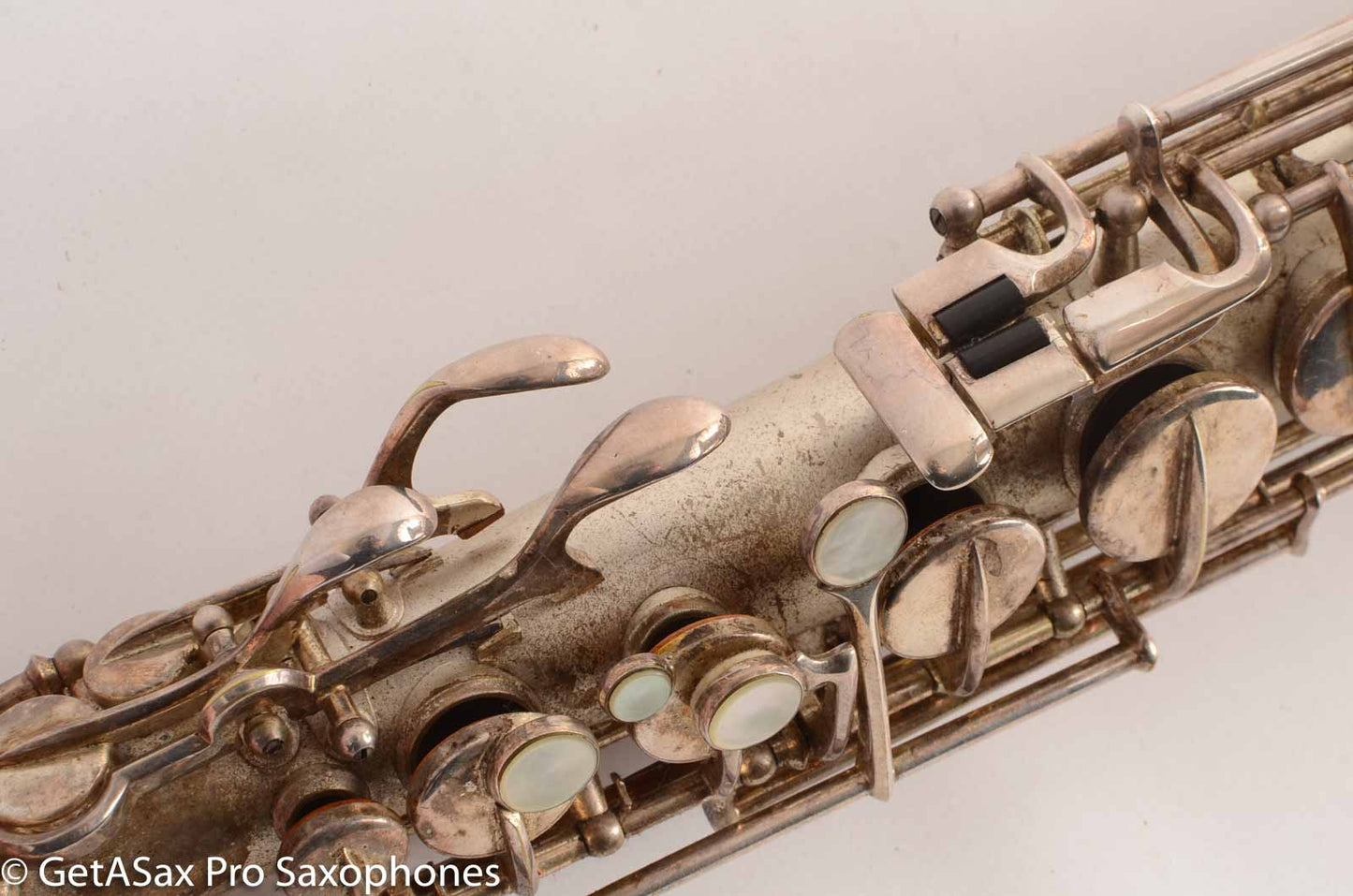 Martin Handcraft Alto Saxophone Original Silver Plate Very Good Condition 80194