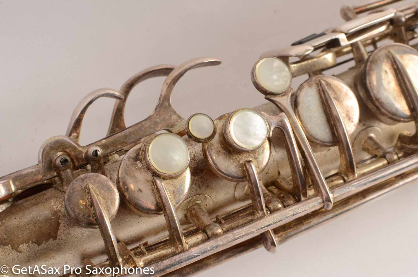 Martin Handcraft Alto Saxophone Original Silver Plate Very Good Condition 80194