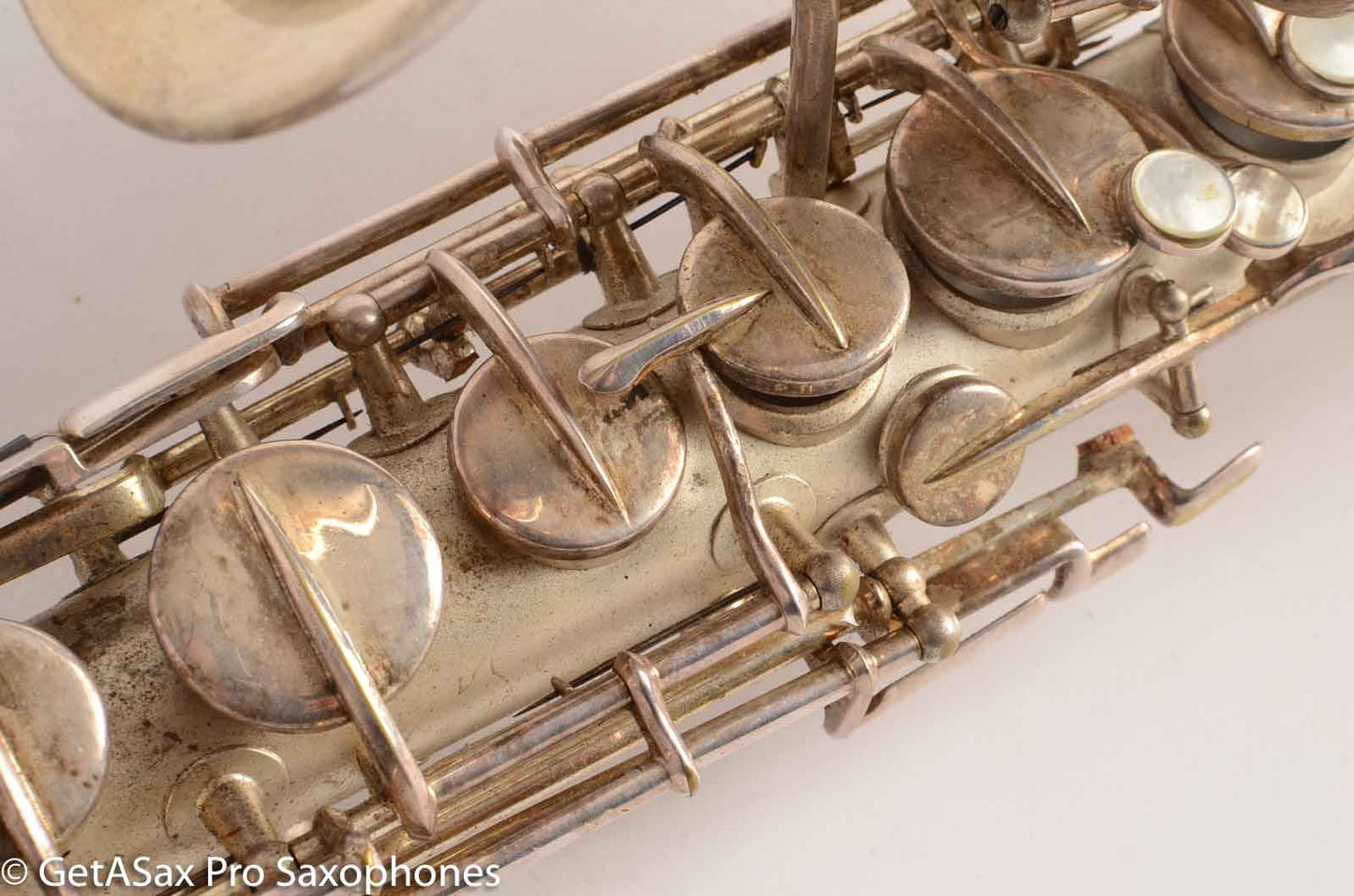 Martin Handcraft Alto Saxophone Original Silver Plate Very Good Condition 80194