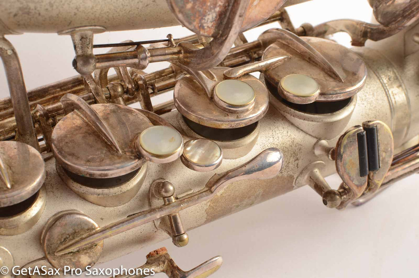 Martin Handcraft Alto Saxophone Original Silver Plate Very Good Condition 80194