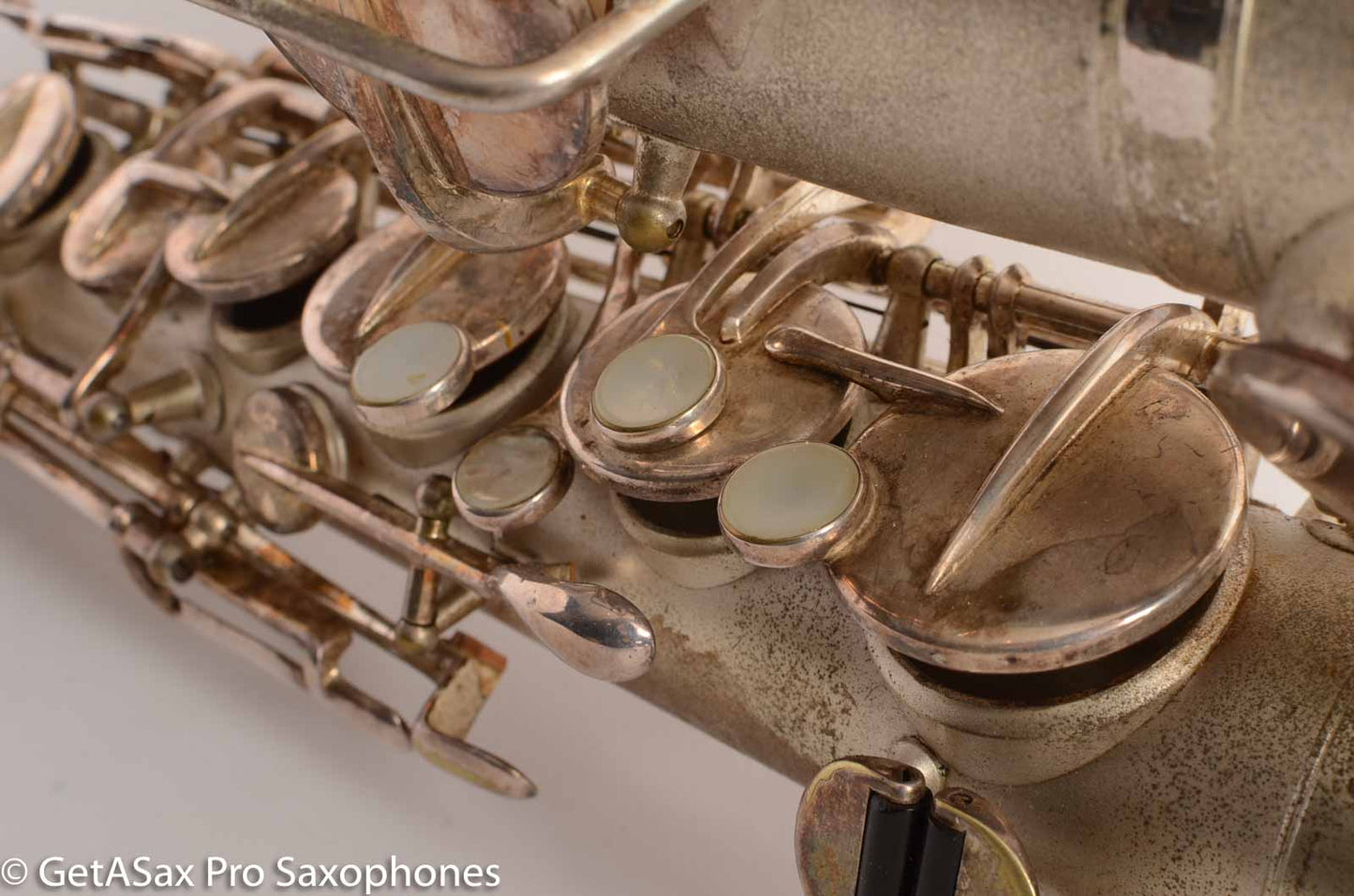 Martin Handcraft Alto Saxophone Original Silver Plate Very Good Condition 80194