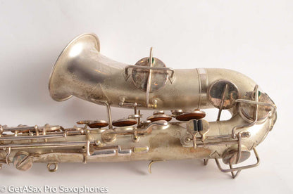 Martin Handcraft Alto Saxophone Original Silver Plate Very Good Condition 80194