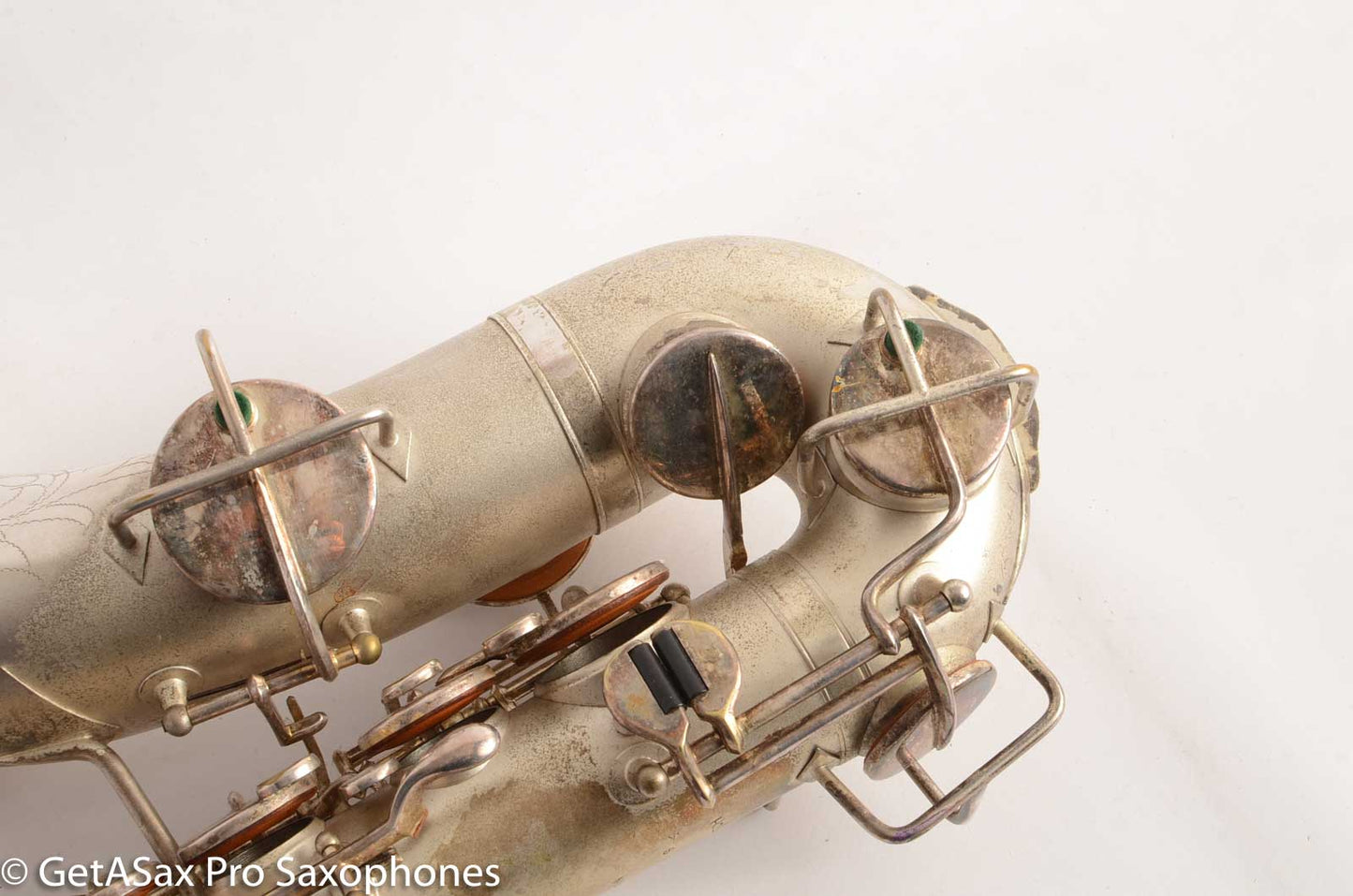 Martin Handcraft Alto Saxophone Original Silver Plate Very Good Condition 80194