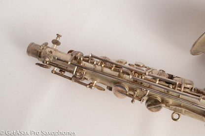 Martin Handcraft Alto Saxophone Original Silver Plate Very Good Condition 80194