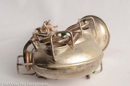 Martin Handcraft Alto Saxophone Original Silver Plate Very Good Condition 80194