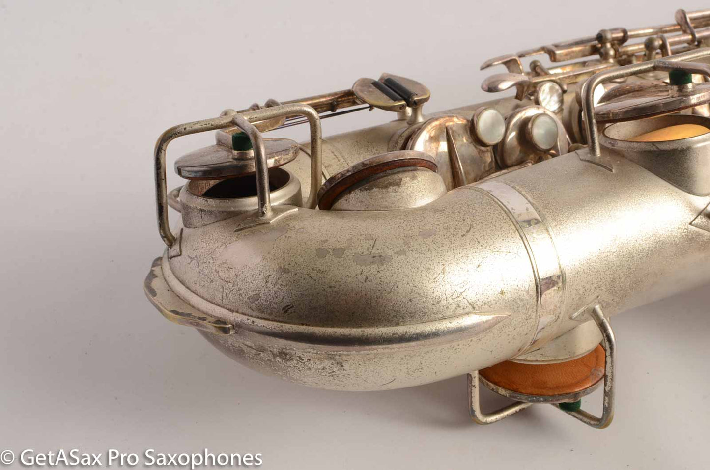 Martin Handcraft Alto Saxophone Original Silver Plate Very Good Condition 80194