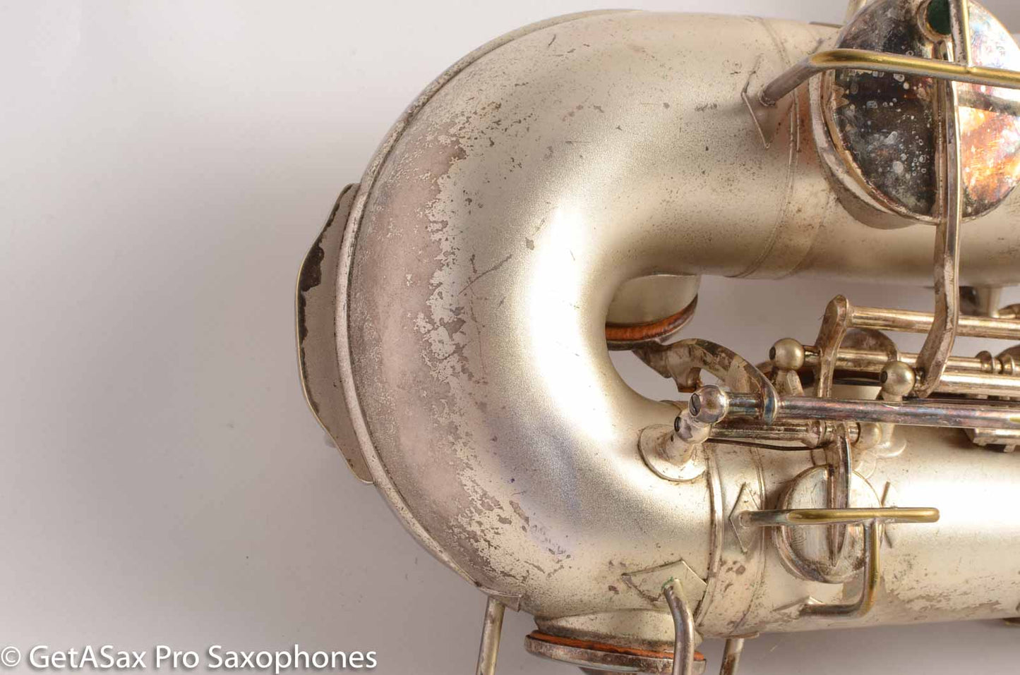 Martin Handcraft Alto Saxophone Original Silver Plate Very Good Condition 80194