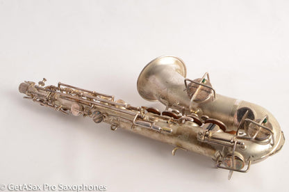 Martin Handcraft Alto Saxophone Original Silver Plate Very Good Condition 80194