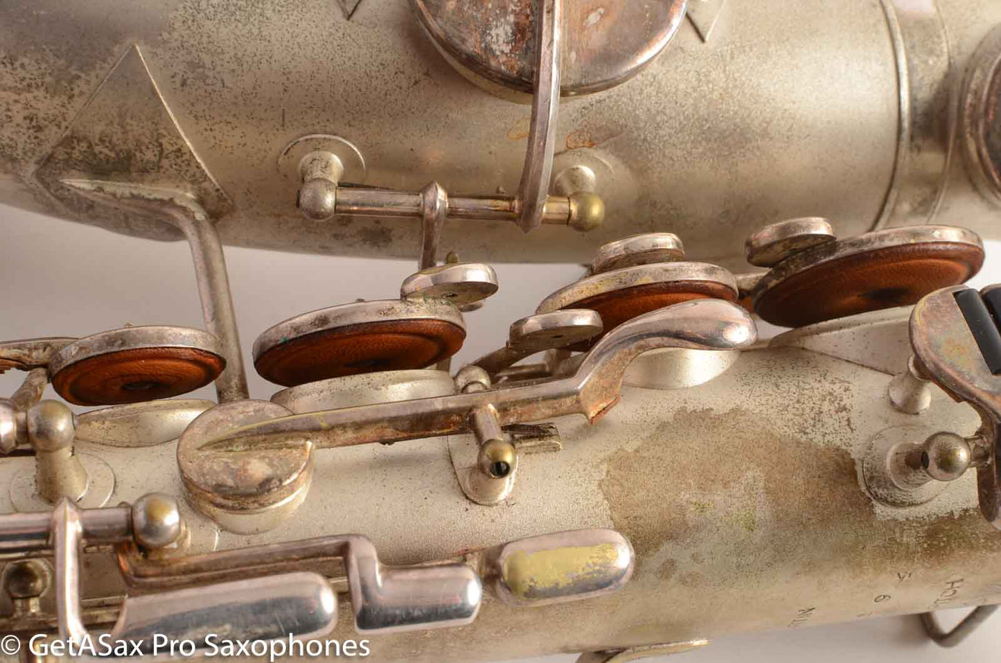 Martin Handcraft Alto Saxophone Original Silver Plate Very Good Condition 80194