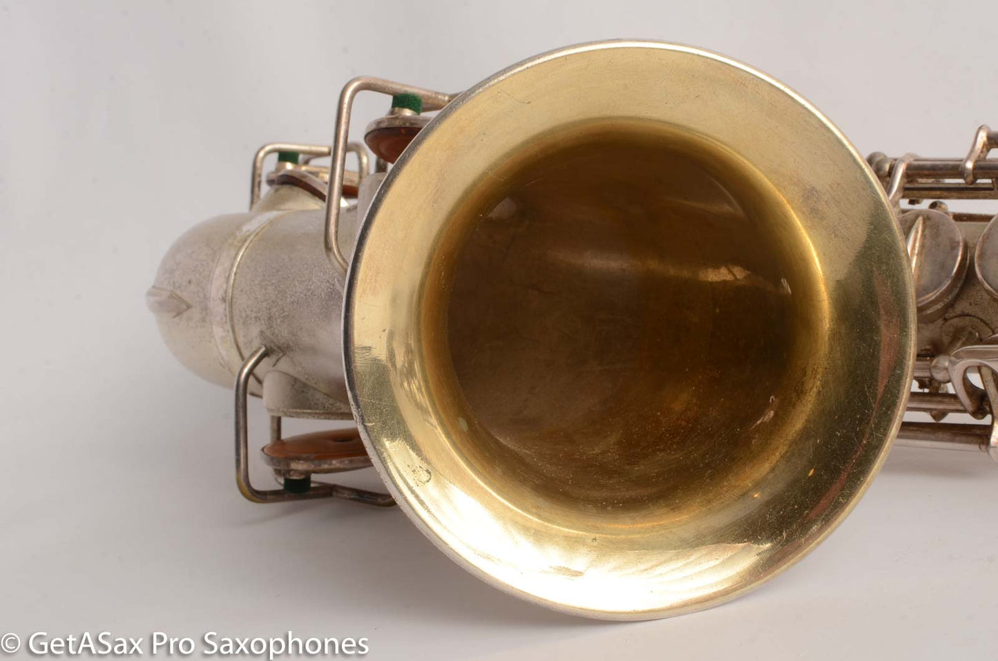 Martin Handcraft Alto Saxophone Original Silver Plate Very Good Condition 80194