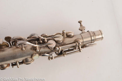 Martin Handcraft Alto Saxophone Original Silver Plate Very Good Condition 75488
