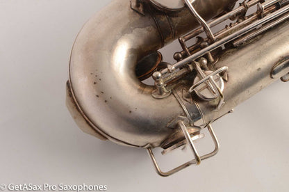 Martin Handcraft Alto Saxophone Original Silver Plate Very Good Condition 75488