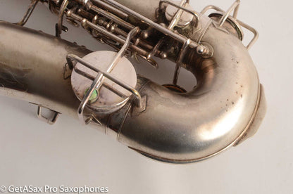 Martin Handcraft Alto Saxophone Original Silver Plate Very Good Condition 75488