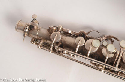 Martin Handcraft Alto Saxophone Original Silver Plate Very Good Condition 75488