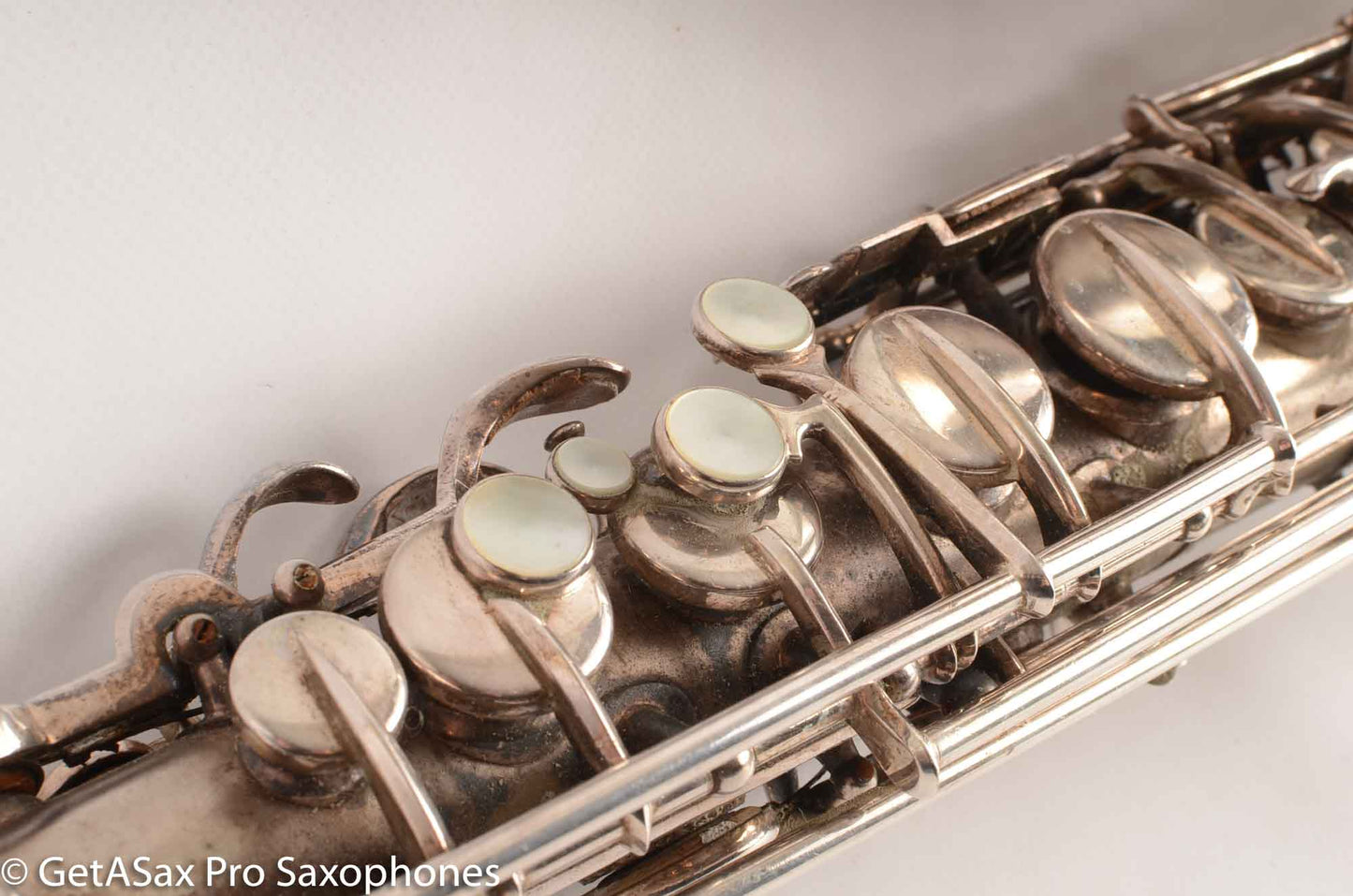 Martin Handcraft Alto Saxophone Original Silver Plate Very Good Condition 75488