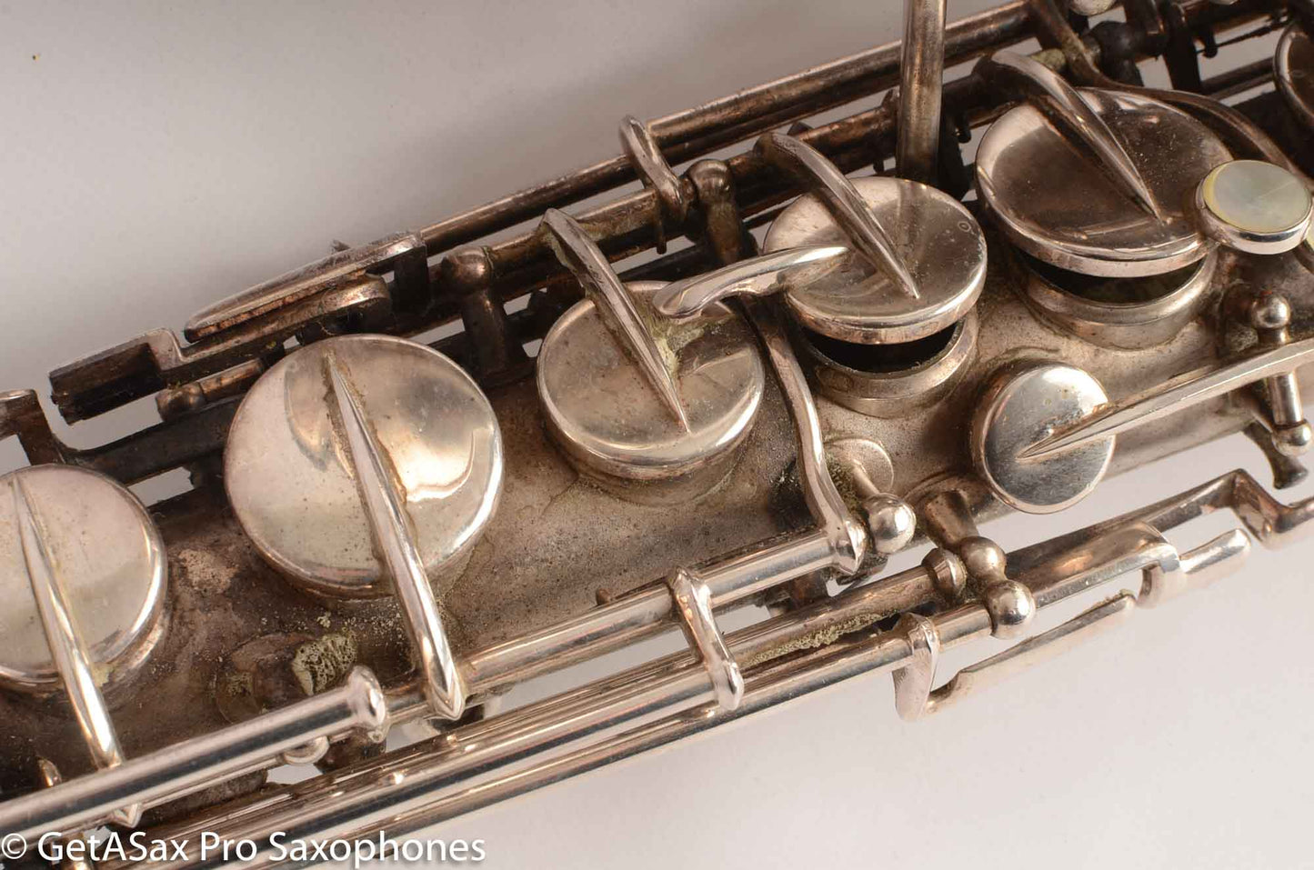 Martin Handcraft Alto Saxophone Original Silver Plate Very Good Condition 75488