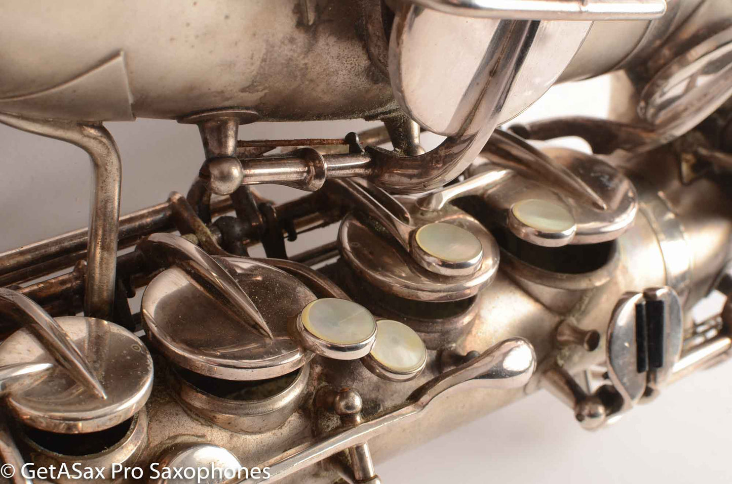Martin Handcraft Alto Saxophone Original Silver Plate Very Good Condition 75488