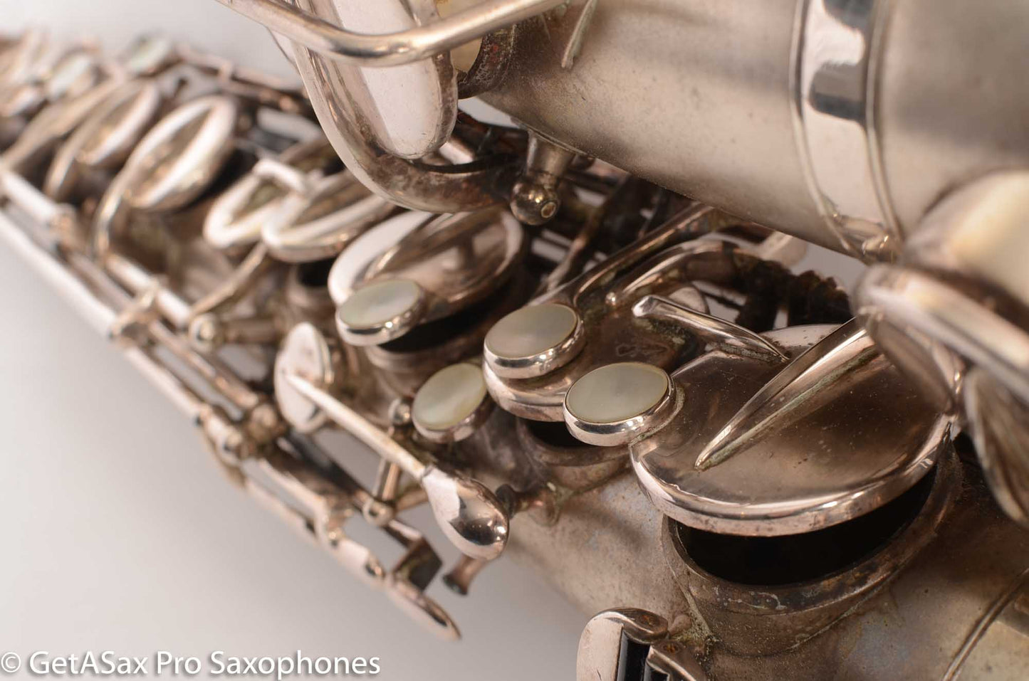 Martin Handcraft Alto Saxophone Original Silver Plate Very Good Condition 75488