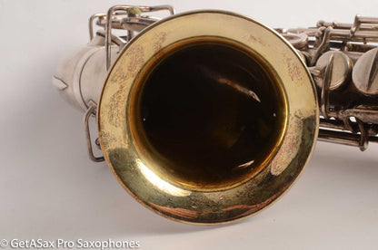 Martin Handcraft Alto Saxophone Original Silver Plate Very Good Condition 75488