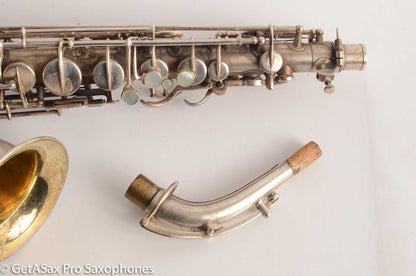Martin Handcraft Alto Saxophone Original Silver Plate Very Good Condition 75488