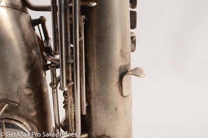 Martin Handcraft Alto Saxophone Original Silver Plate Very Good Condition 75488
