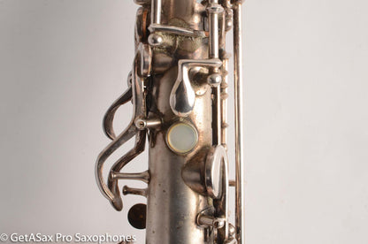 Martin Handcraft Alto Saxophone Original Silver Plate Very Good Condition 75488