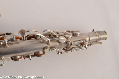 Martin Handcraft Alto Saxophone Original Silver Plate Very Good Condition 91398