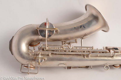 Martin Handcraft Alto Saxophone Original Silver Plate Very Good Condition 91398