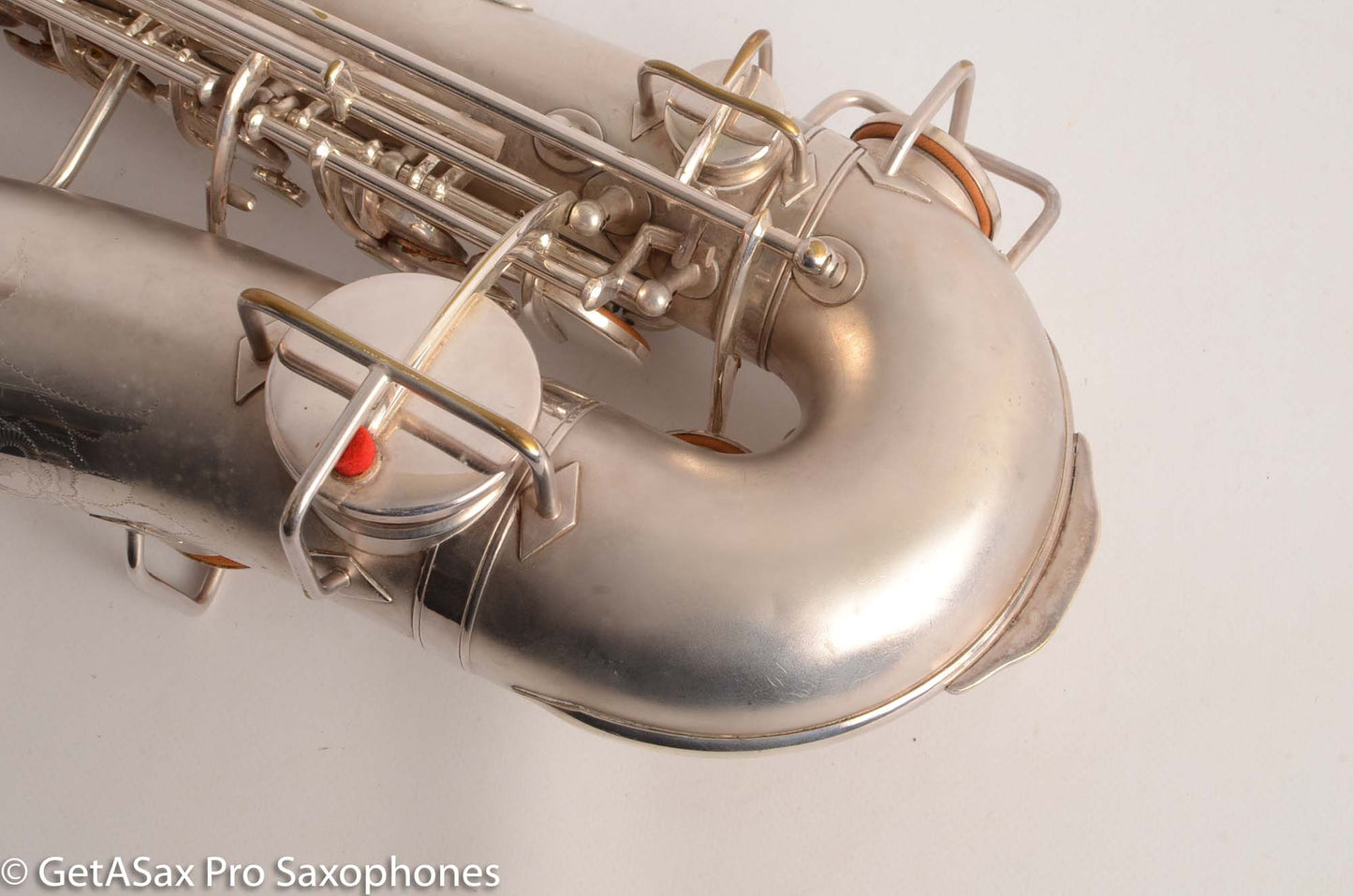 Martin Handcraft Alto Saxophone Original Silver Plate Very Good Condition 91398
