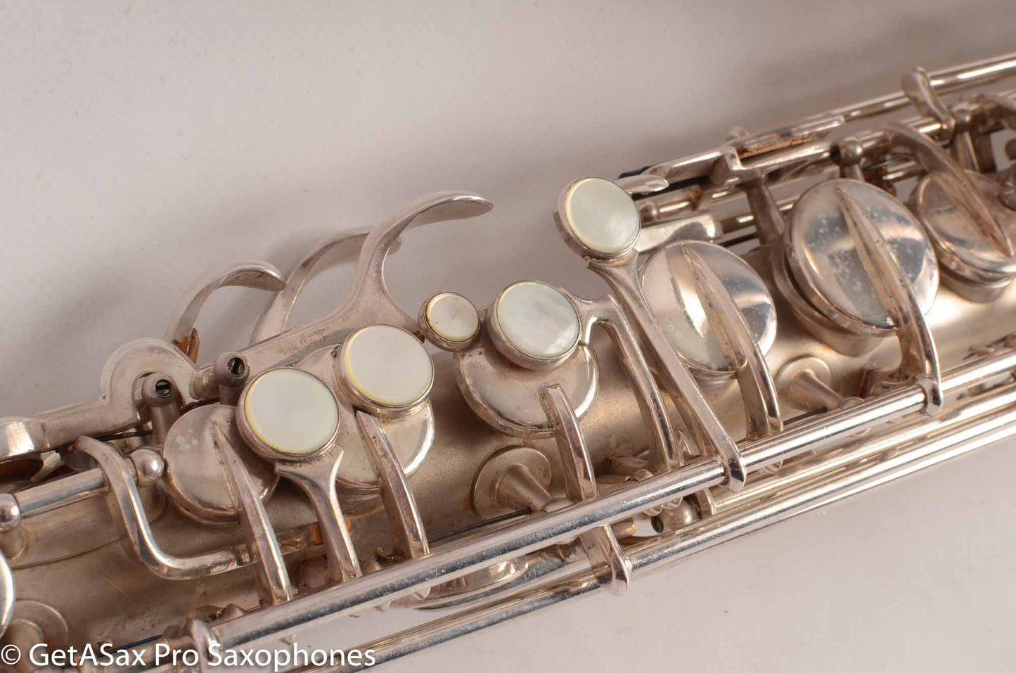 Martin Handcraft Alto Saxophone Original Silver Plate Very Good Condition 91398