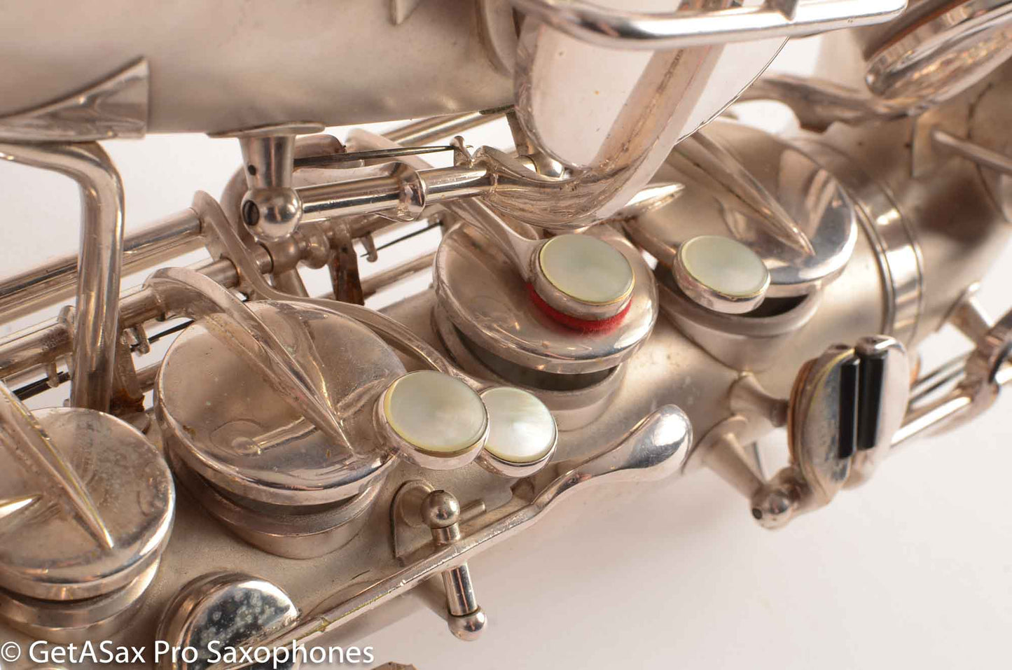 Martin Handcraft Alto Saxophone Original Silver Plate Very Good Condition 91398