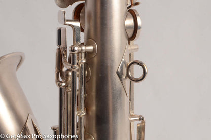 Martin Handcraft Alto Saxophone Original Silver Plate Very Good Condition 91398
