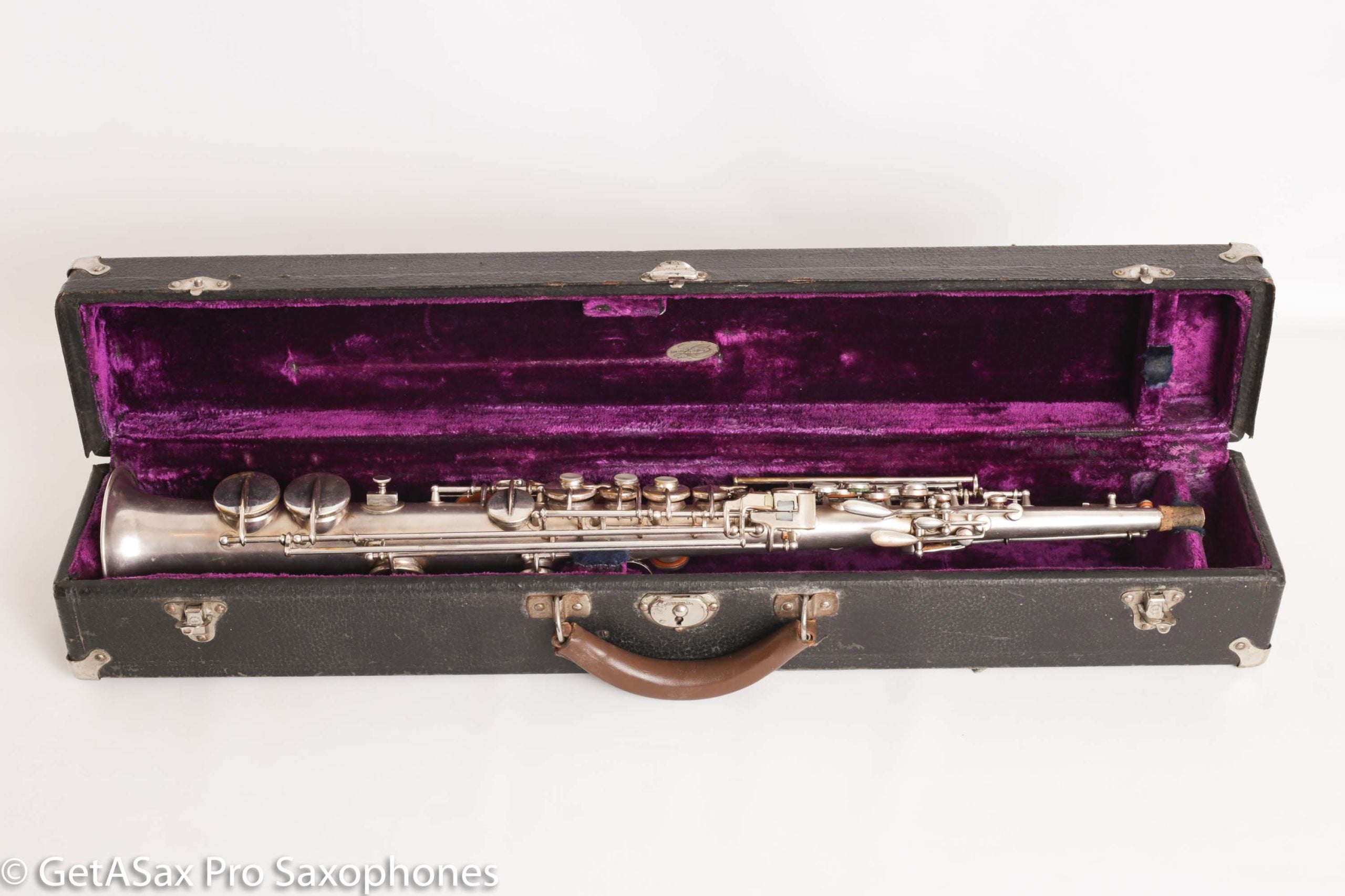 Lyon and Healy Bb Soprano Original Silver 200211 – GETASAX