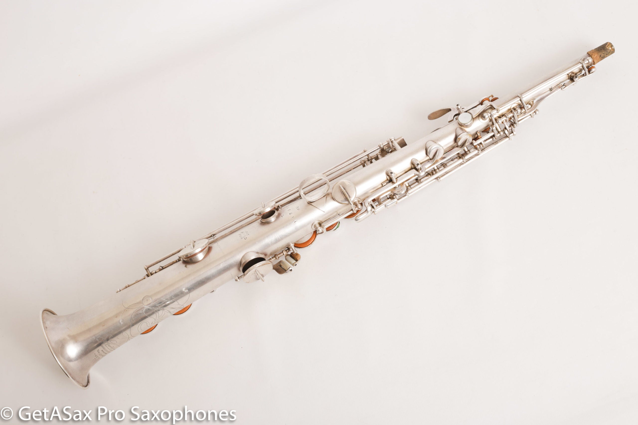 Lyon and Healy Bb Soprano Original Silver 200211 – GETASAX
