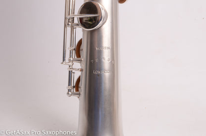 Martin Handcraft Soprano Near Mint Original Silver + Fresh Overhaul 78936
