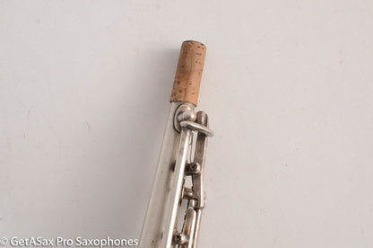 Martin Handcraft Soprano Original Silver Plate Excellent Pads Lewin Bros Great Deal! Exceptional Player