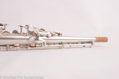 Martin Handcraft Soprano Original Silver Plate Near Mint + Overhauled 67718