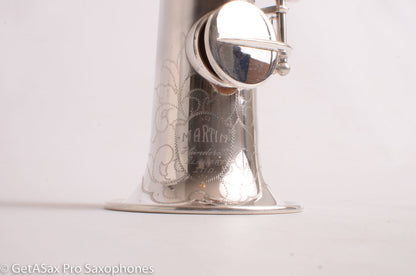 Martin Handcraft Soprano Original Silver Plate Near Mint + Overhauled 67718