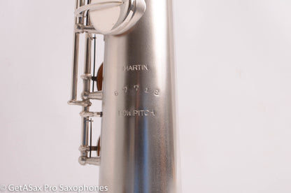 Martin Handcraft Soprano Original Silver Plate Near Mint + Overhauled 67718