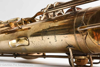 Martin Handcraft Tenor Original Gold Plate Beautiful! 71585