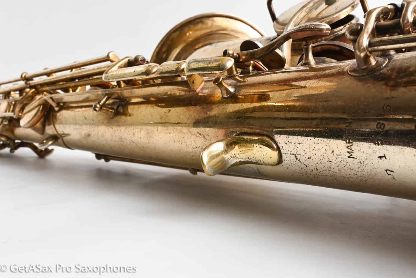 Martin Handcraft Tenor Original Gold Plate Beautiful! 71585