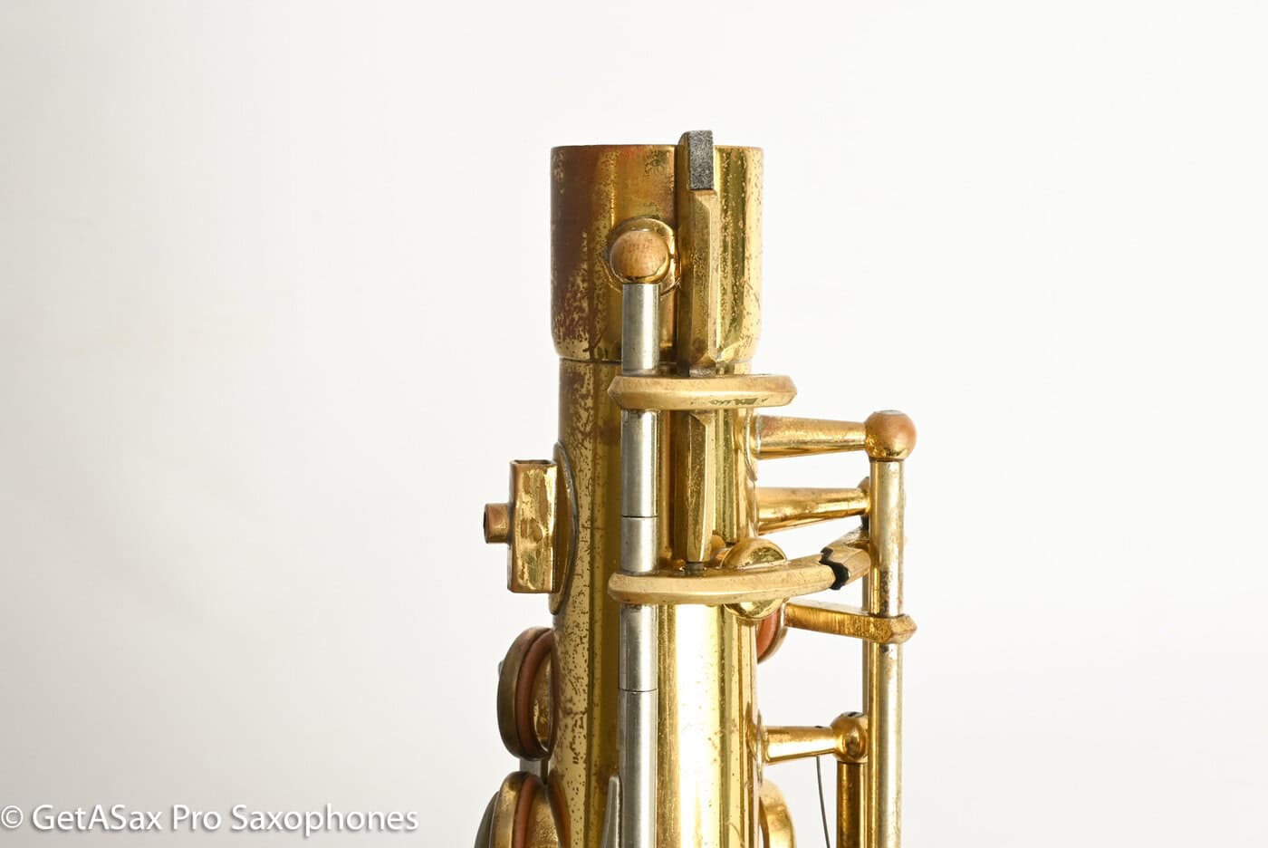 Martin Magna Alto Comm III RARE Solid Silver Neck Recent Repad 208754