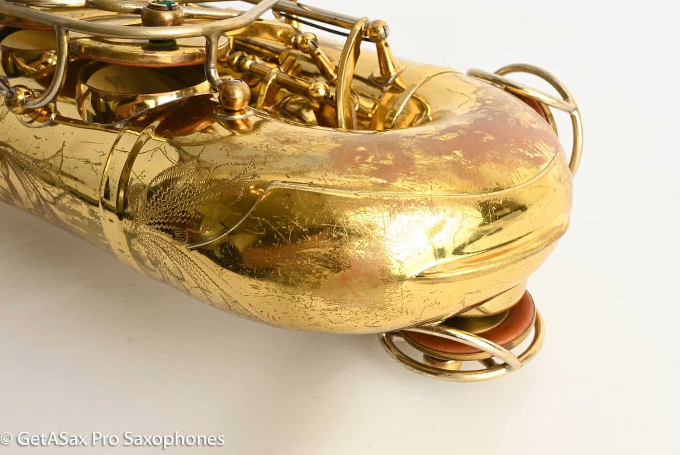 Martin Magna Alto Comm III RARE Solid Silver Neck Recent Repad 208754