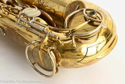 Martin Magna Alto Comm III RARE Solid Silver Neck Recent Repad 208754