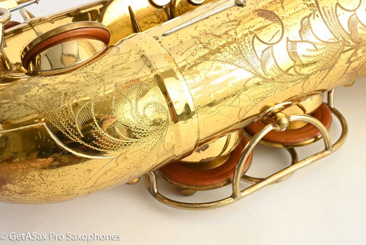 Martin Magna Alto Comm III RARE Solid Silver Neck Recent Repad 208754