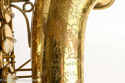 Martin Magna Alto Comm III RARE Solid Silver Neck Recent Repad 208754